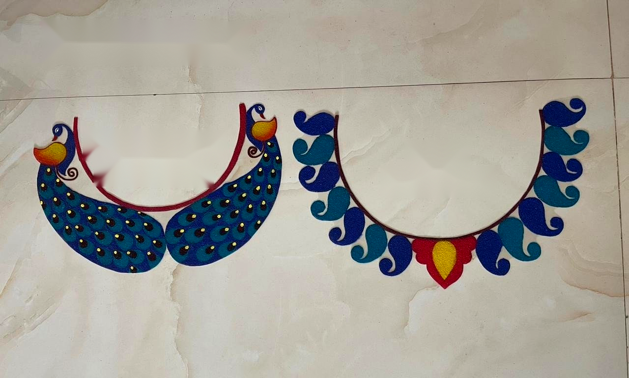 Ornate Plate / Thali Rangoli Sets