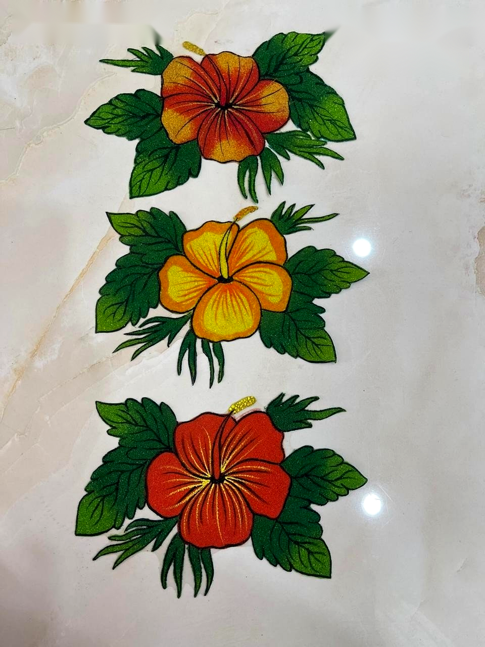Big Hibiscus Floral Accent
