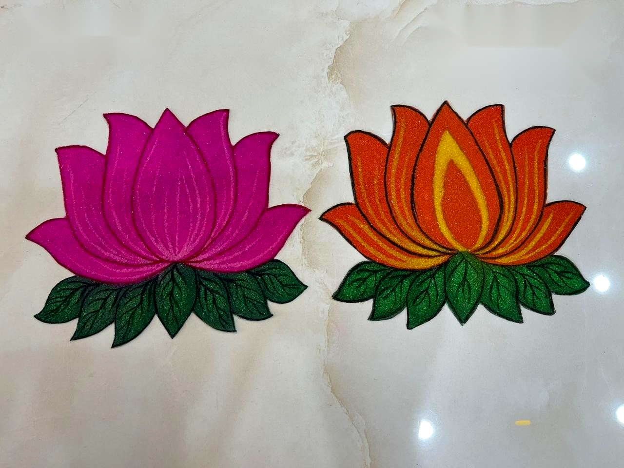 Big Lotus Flower Decal