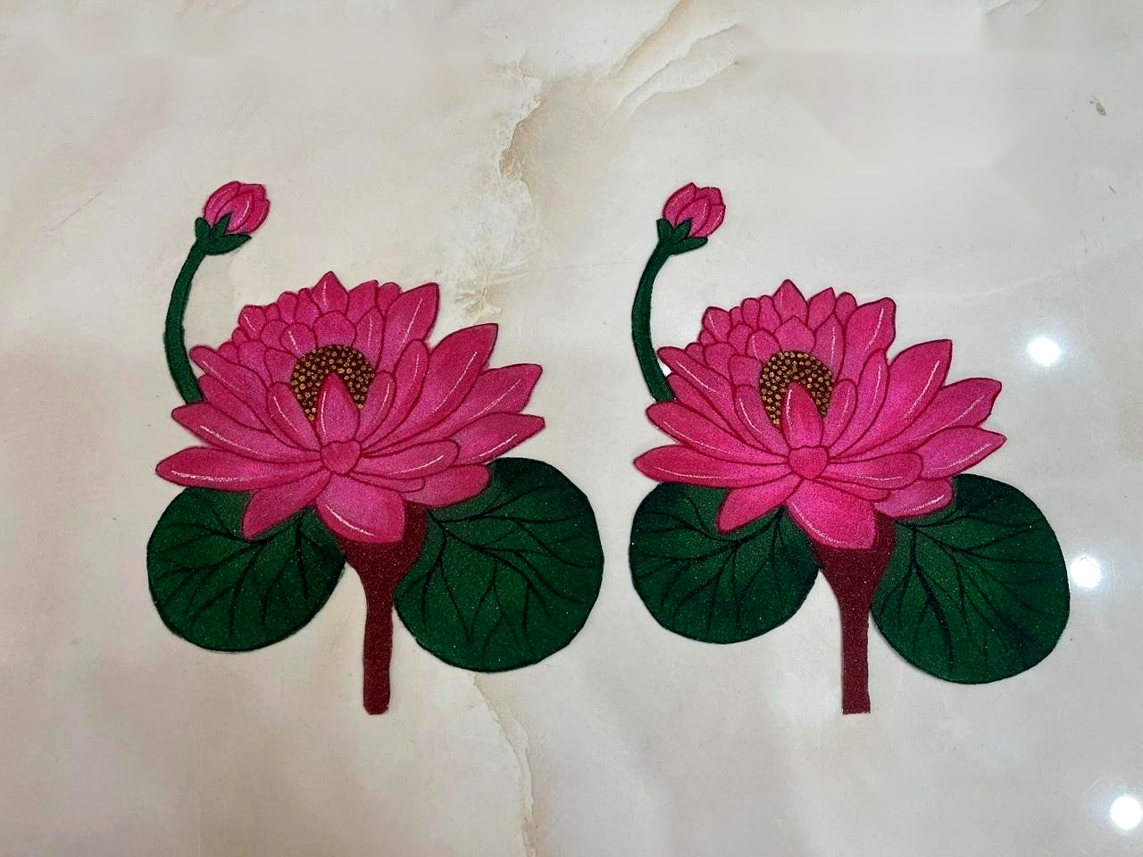 Kamal with Kali (Lotus & Bud) Pair