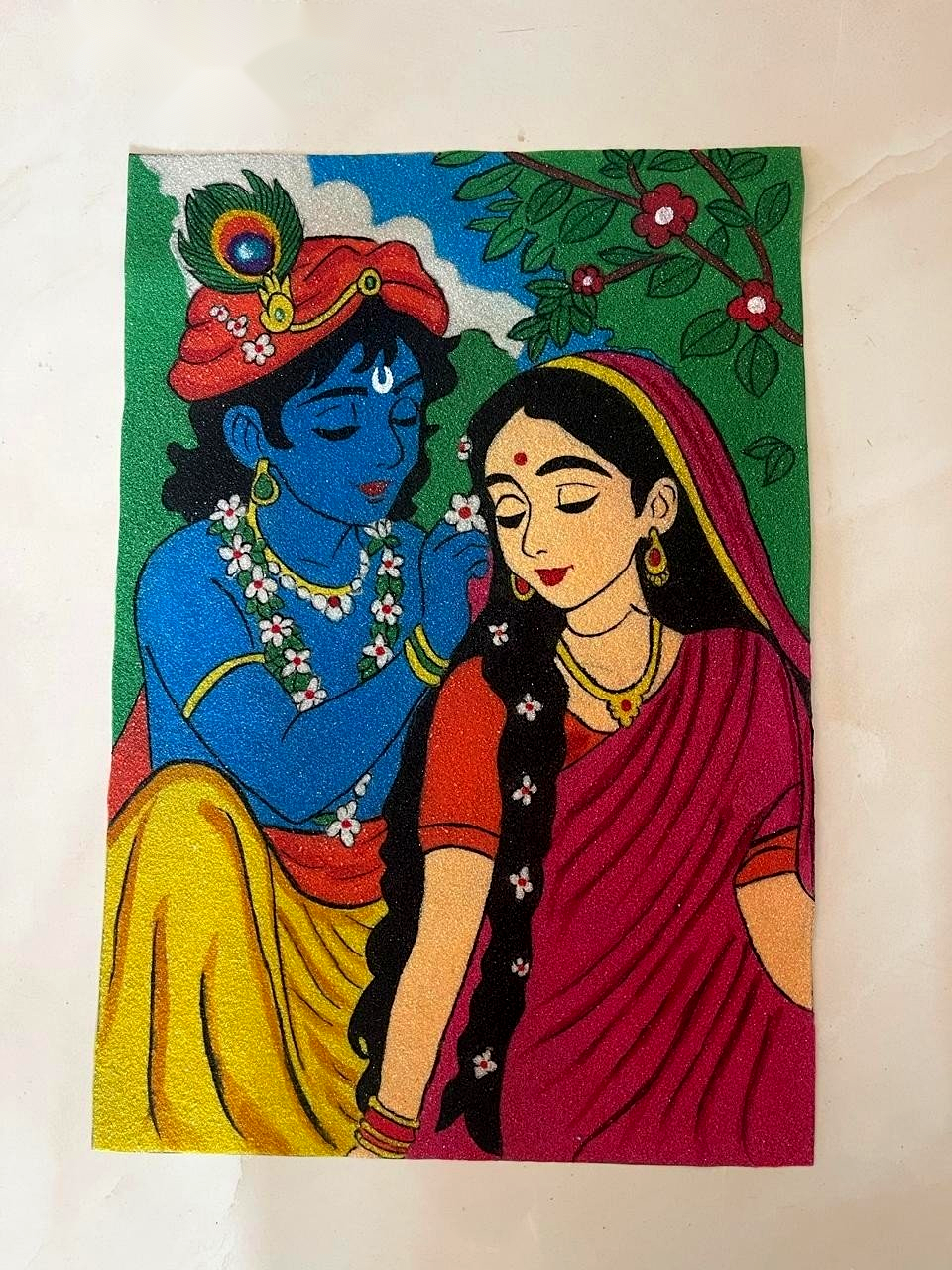 Radha Krishna Divine Artwork