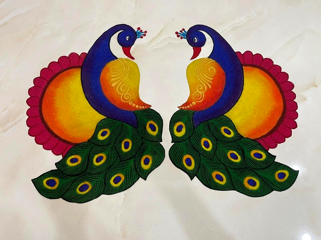 Dual Royal Sun Peacock Ensemble
