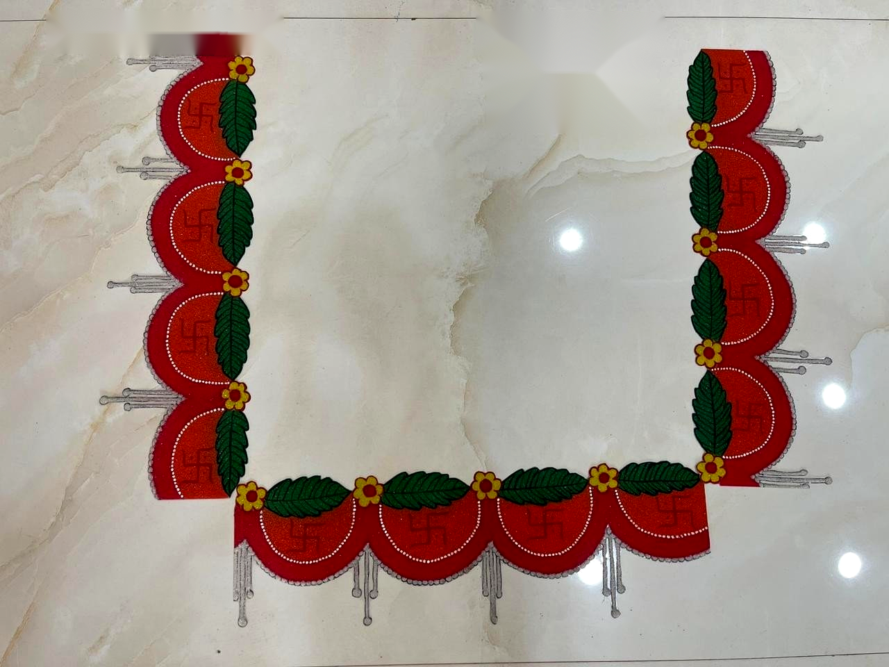 Swastik Auspicious Border Strip