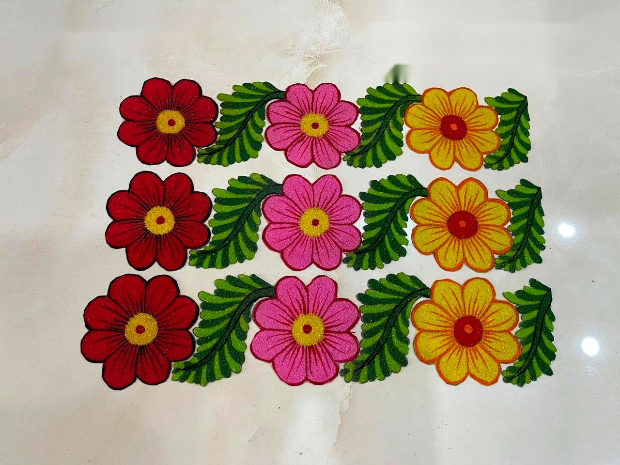 Broad Floral Vine (Vell) Border