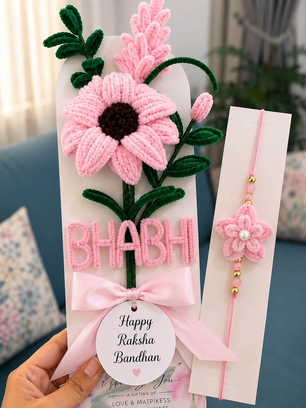 Festive Celebration Rakhi & Sweet Hamper Box