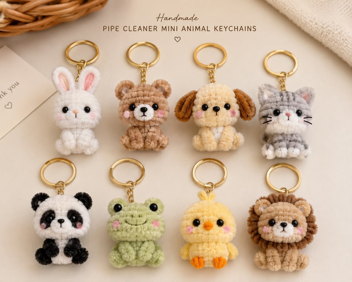 Sweet Blossom Handcrafted Bag Charm